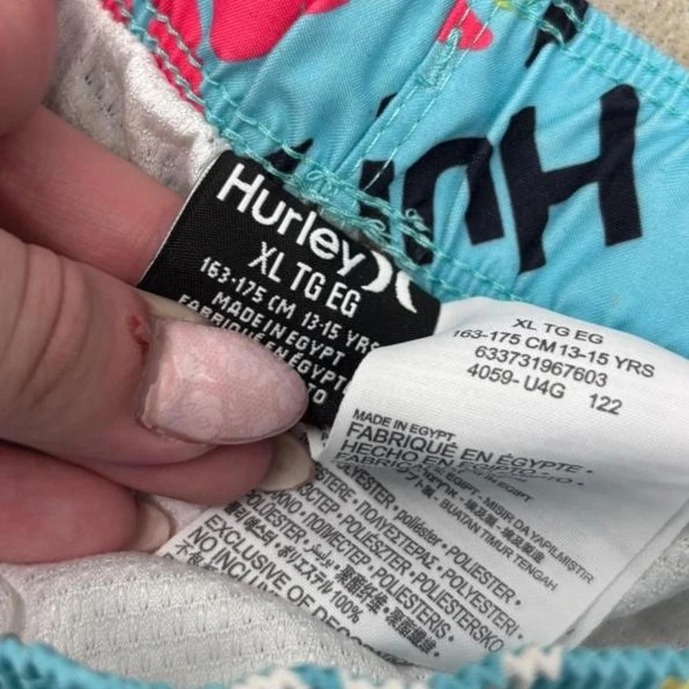 HURLEY TIE-DYE GRAPHIC BOARD SHORTS
